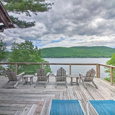 Waterfront Lake George Cabin Walk To Water エクステリア 写真